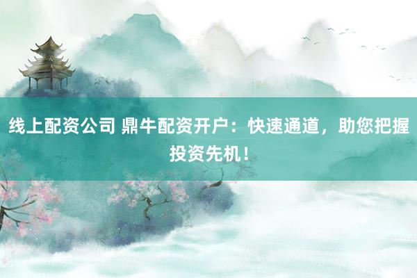 线上配资公司 鼎牛配资开户：快速通道，助您把握投资先机！